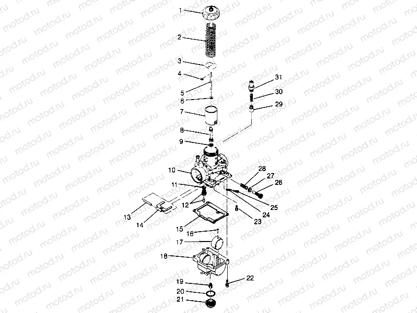 CARBURETOR Sport 400L W948540 (4927232723C012) | CARBURETOR Sport 400L W948540 (4927232723C012)