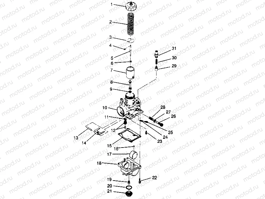 CARBURETOR Sport 400L W958540 (4930133013C013) | CARBURETOR Sport 400L W958540 (4930133013C013)