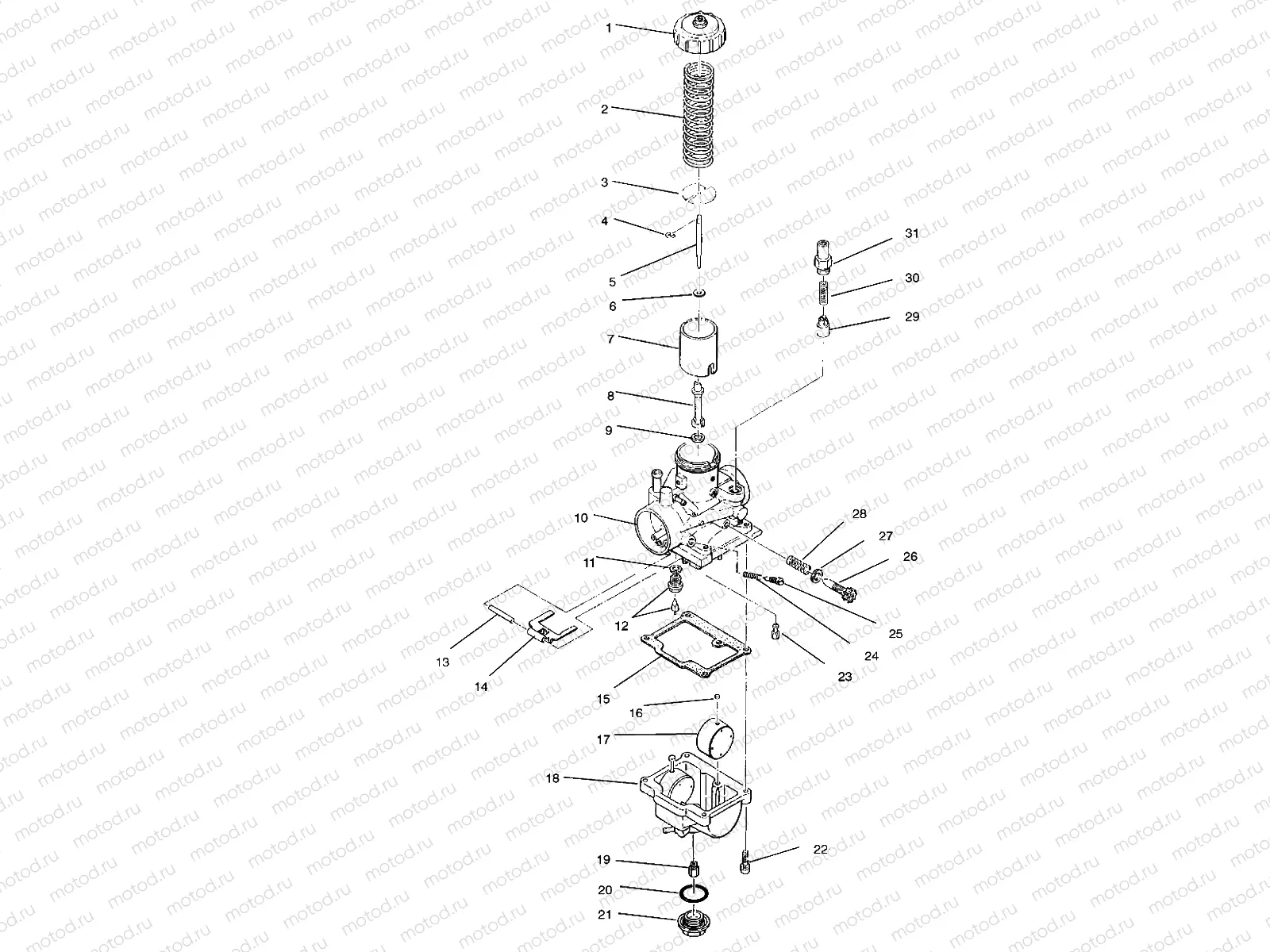 CARBURETOR (SPORT) - W968540 (4935863586D005) | CARBURETOR (SPORT) - W968540 (4935863586D005)