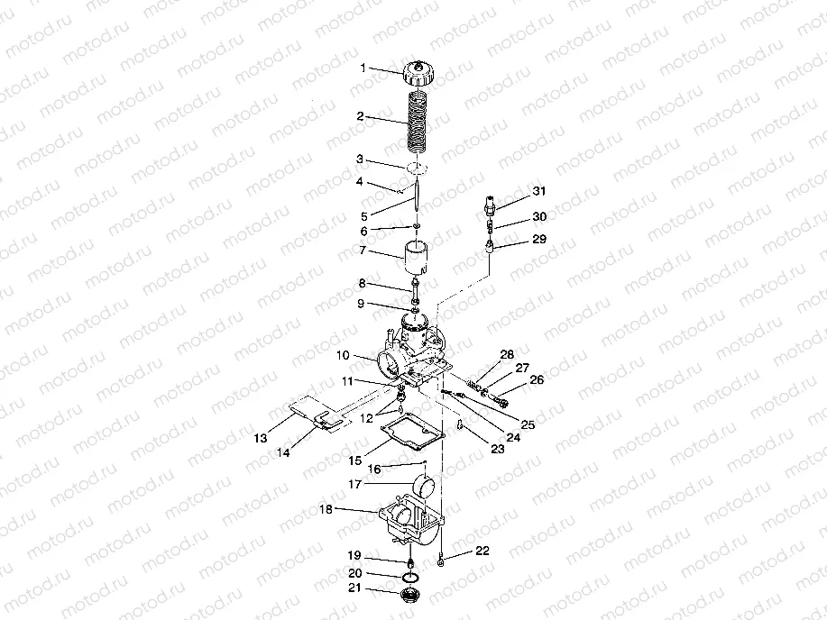 CARBURETOR Sportsman 4X4 / W938039 (4926382638040A) | CARBURETOR Sportsman 4X4 / W938039 (4926382638040A)