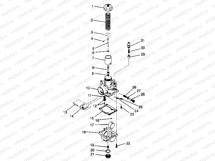 CARBURETOR Sportsman 4x4 W948040 (4926842684D002) | CARBURETOR Sportsman 4x4 W948040 (4926842684D002)