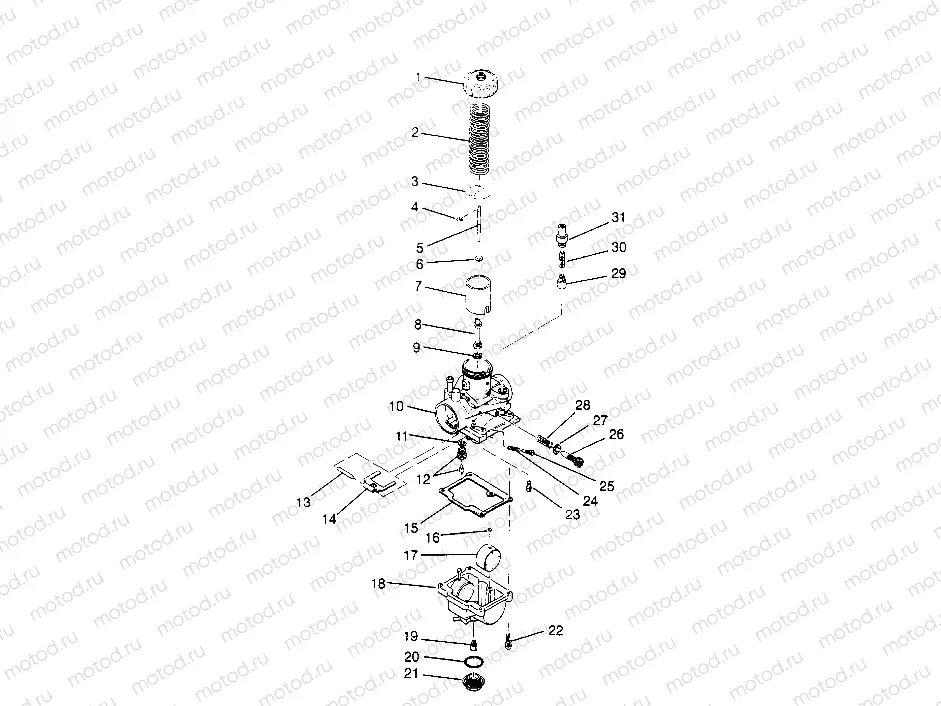 CARBURETOR Sportsman 4x4 W958040 (4930403040D004) | CARBURETOR Sportsman 4x4 W958040 (4930403040D004)