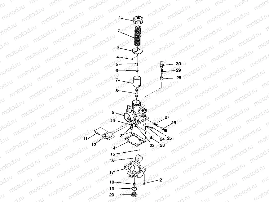 CARBURETOR Trail Blazer W937221 (4924082408034A) | CARBURETOR Trail Blazer W937221 (4924082408034A)