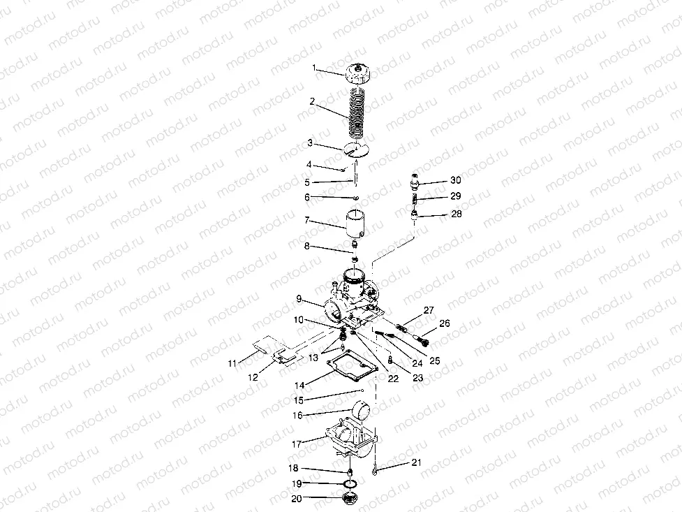 CARBURETOR Trail Blazer W957221 (4930363036C012) | CARBURETOR Trail Blazer W957221 (4930363036C012)