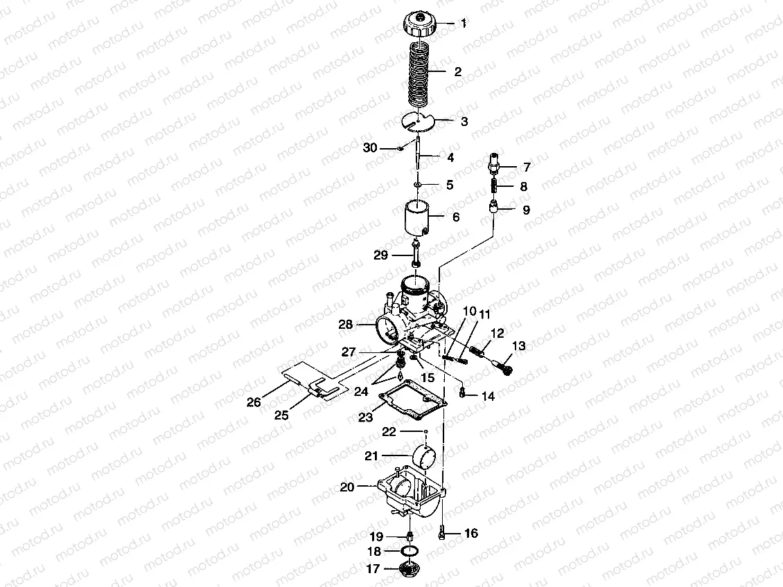 CARBURETOR Trail Blazer W98BA25C (4945464546C013) | CARBURETOR Trail Blazer W98BA25C (4945464546C013)