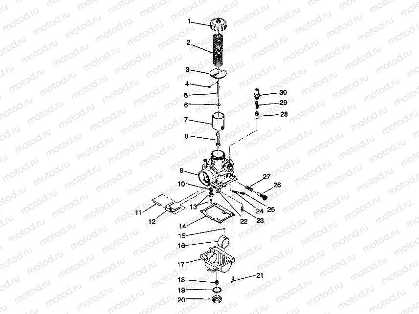 CARBURETOR Trail Boss W938527 (4924072407035A) | CARBURETOR Trail Boss W938527 (4924072407035A)