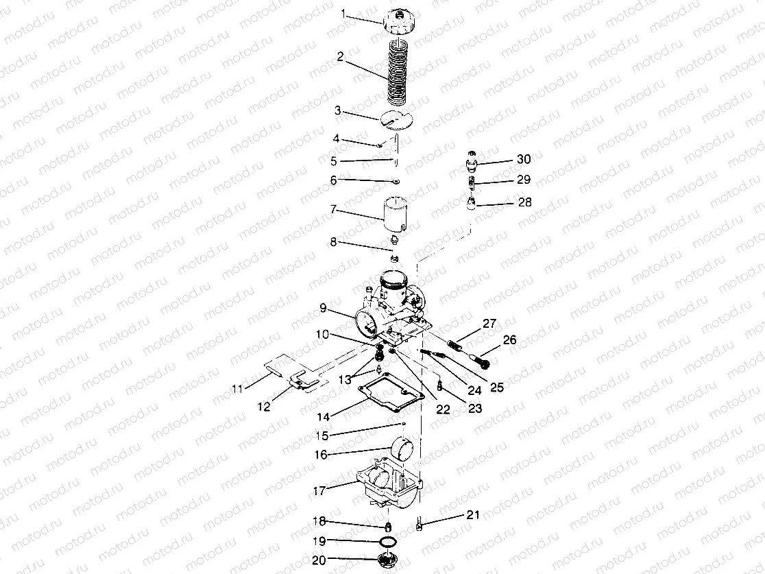 CARBURETOR Trail Boss W968527 (4935883588C013) | CARBURETOR Trail Boss W968527 (4935883588C013)