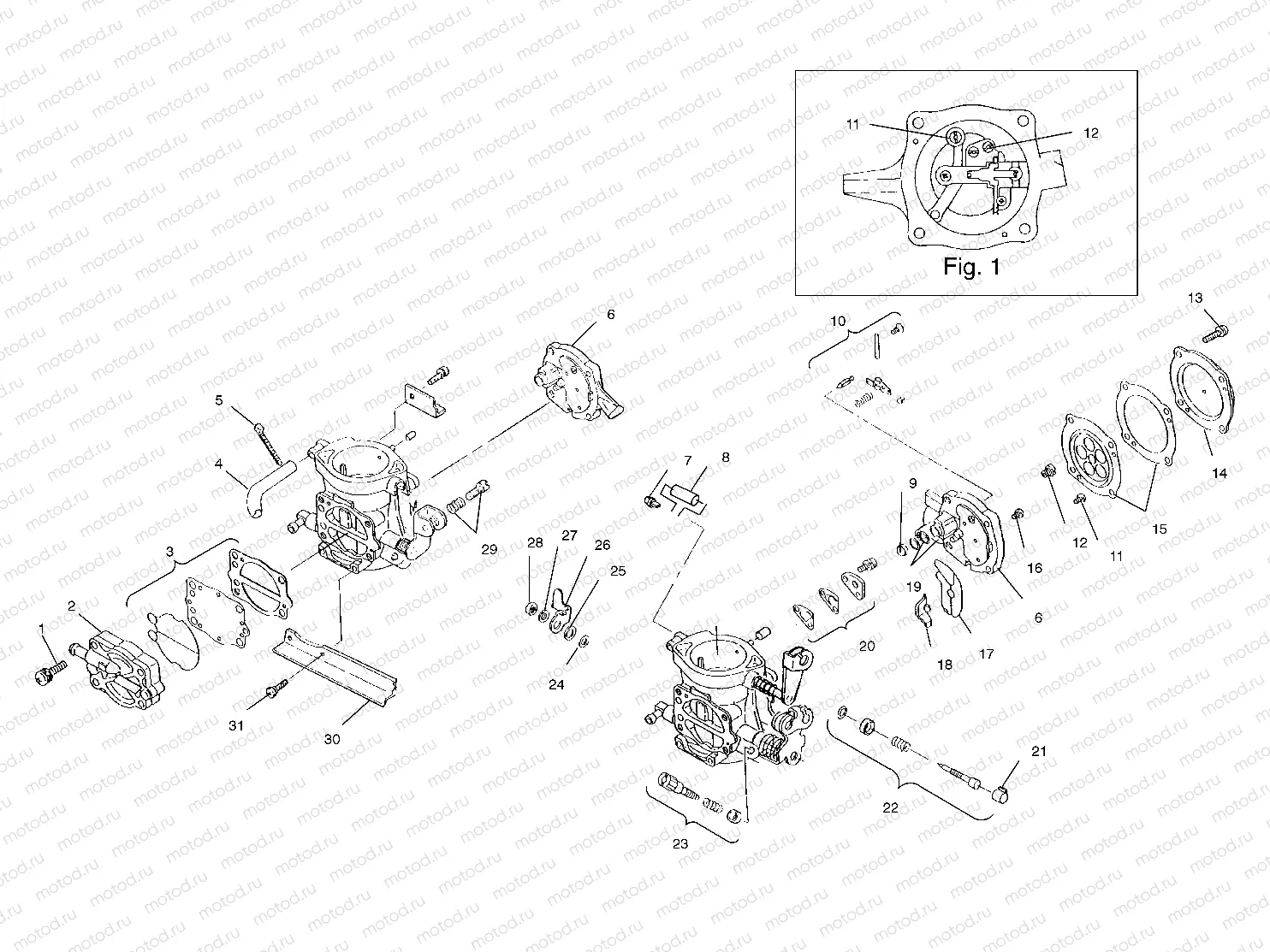 CARBURETOR - W025402D (4980948094B11) | CARBURETOR - W025402D (4980948094B11)