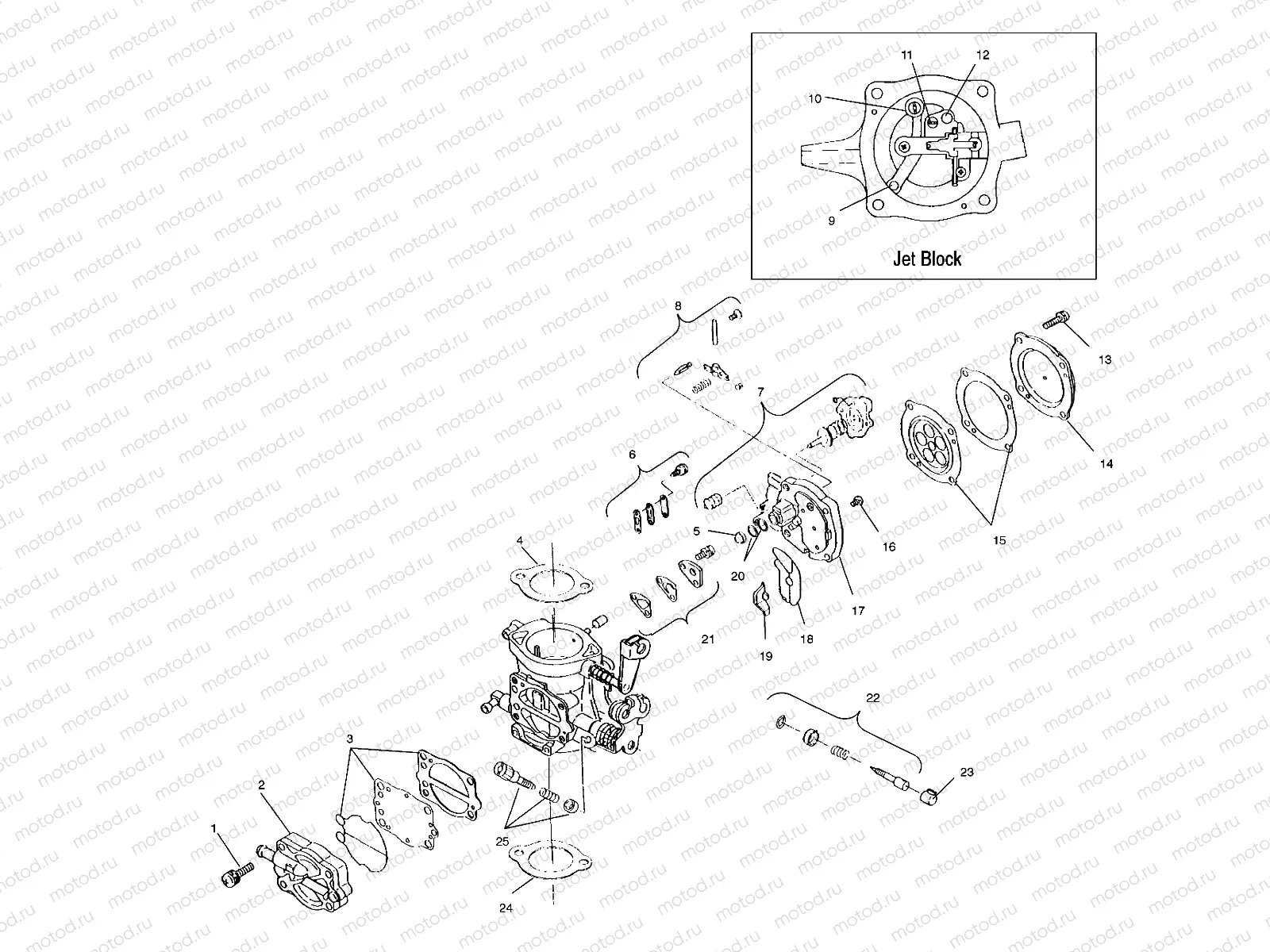 CARBURETOR - W035197DA/W035197IA (4980998099C06) | CARBURETOR - W035197DA/W035197IA (4980998099C06)