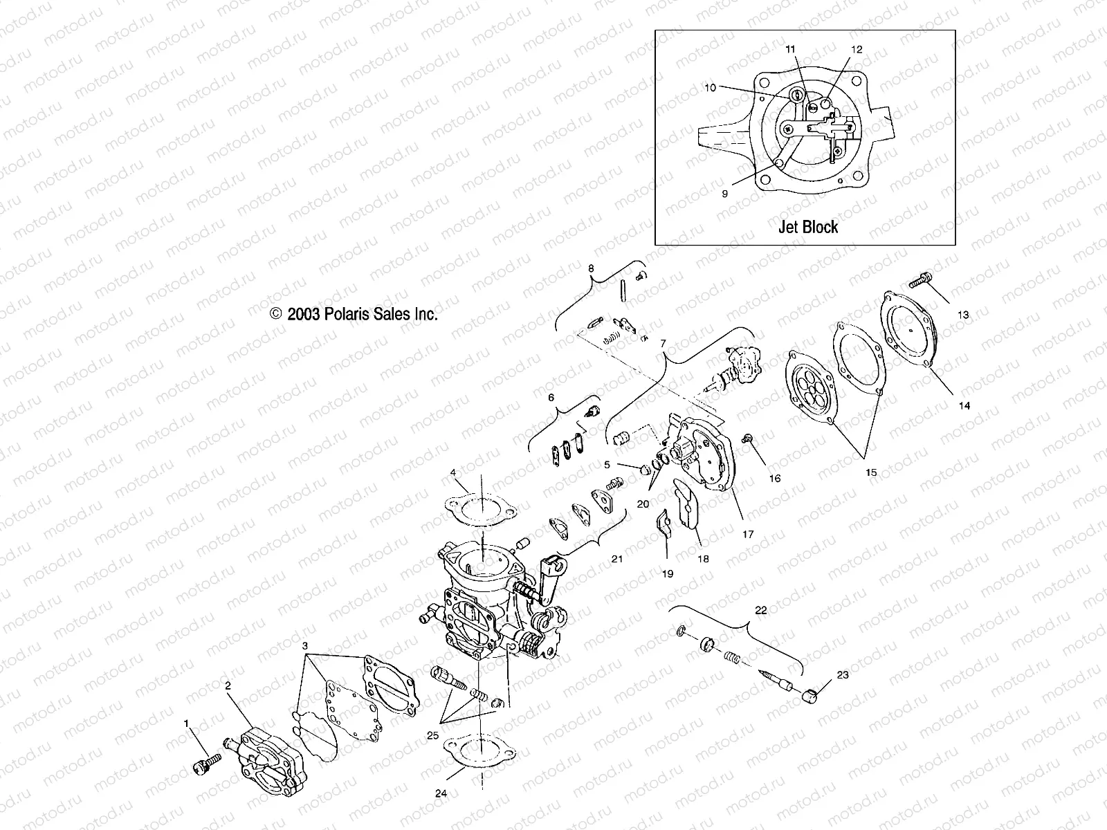 CARBURETOR - W045197DA/IA (4990499049C06) | CARBURETOR - W045197DA/IA (4990499049C06)