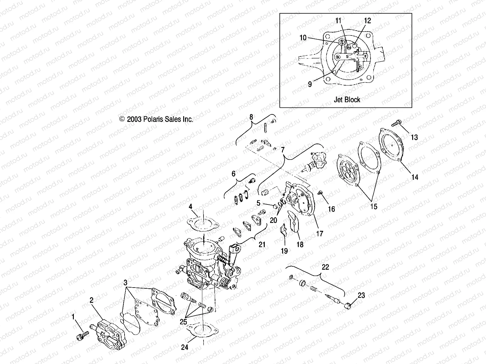 CARBURETOR - W045297DA/IA/IB (4990519051C04) | CARBURETOR - W045297DA/IA/IB (4990519051C04)