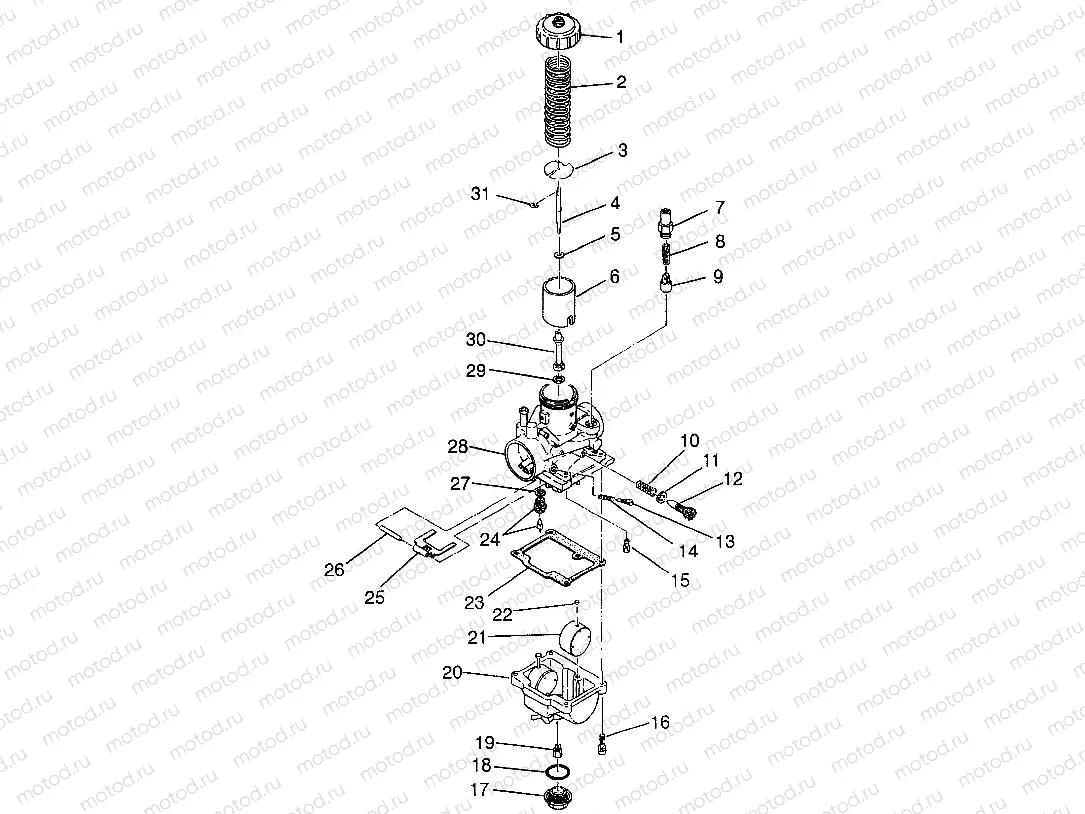 CARBURETOR - W98BC38C (4947254725d005) | CARBURETOR - W98BC38C (4947254725d005)