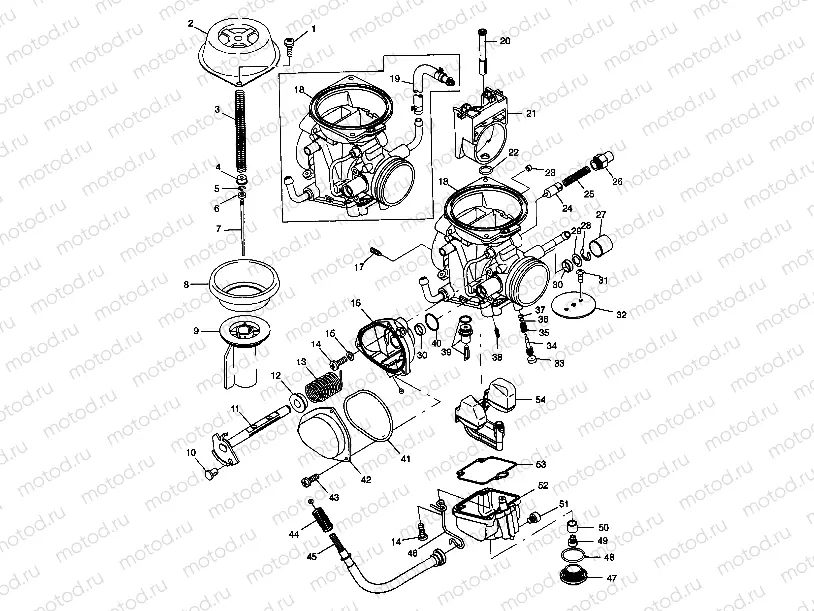 CARBURETOR - W98BC50A (4944994499d007) | CARBURETOR - W98BC50A (4944994499d007)