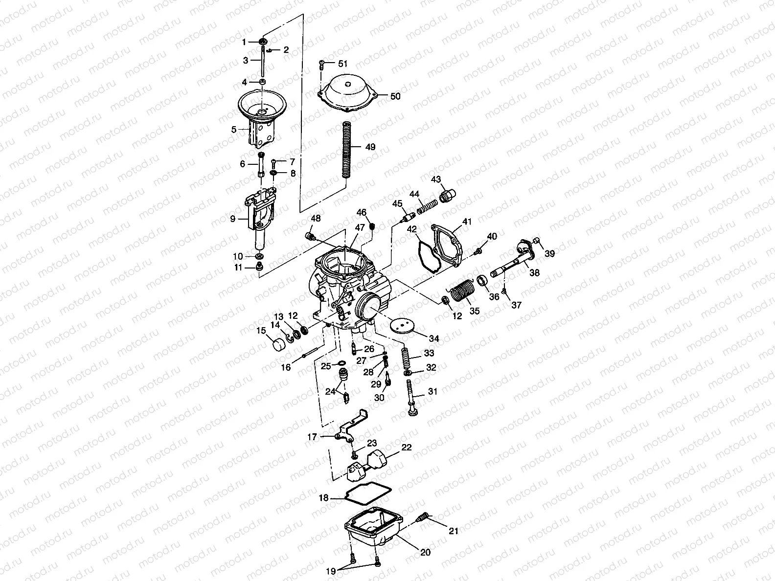 CARBURETOR - W98CH50A (4945714571d009) | CARBURETOR - W98CH50A (4945714571d009)
