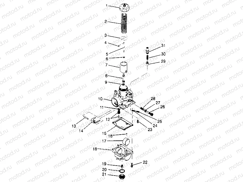 CARBURETOR XPLORER 4X4 W959140 (4930223022D005) | CARBURETOR XPLORER 4X4 W959140 (4930223022D005)