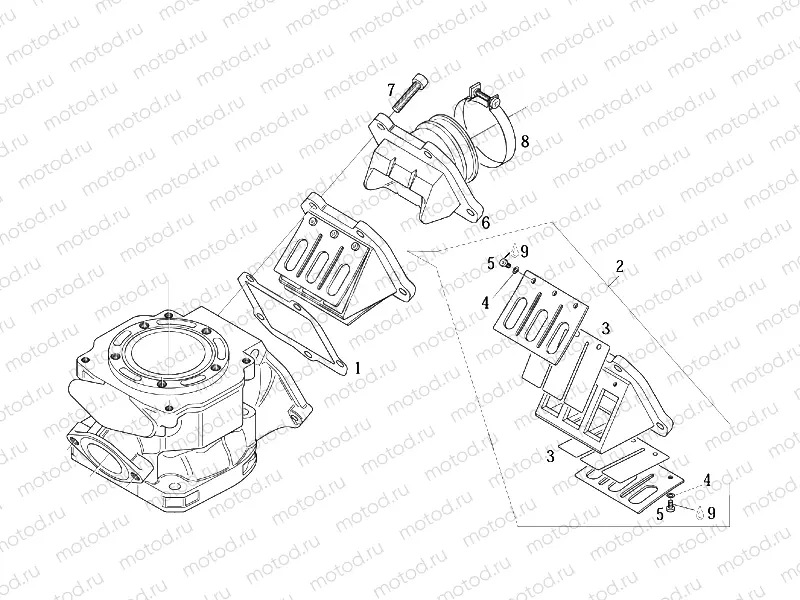 Carburettor flange
