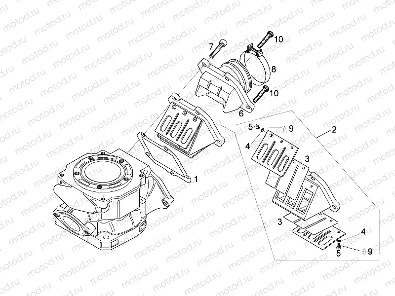 Carburettor flange