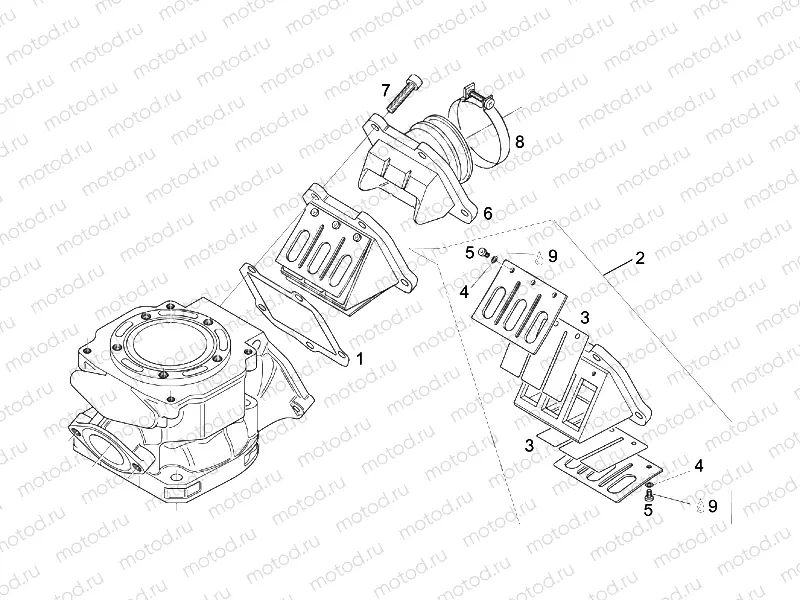 Carburettor flange