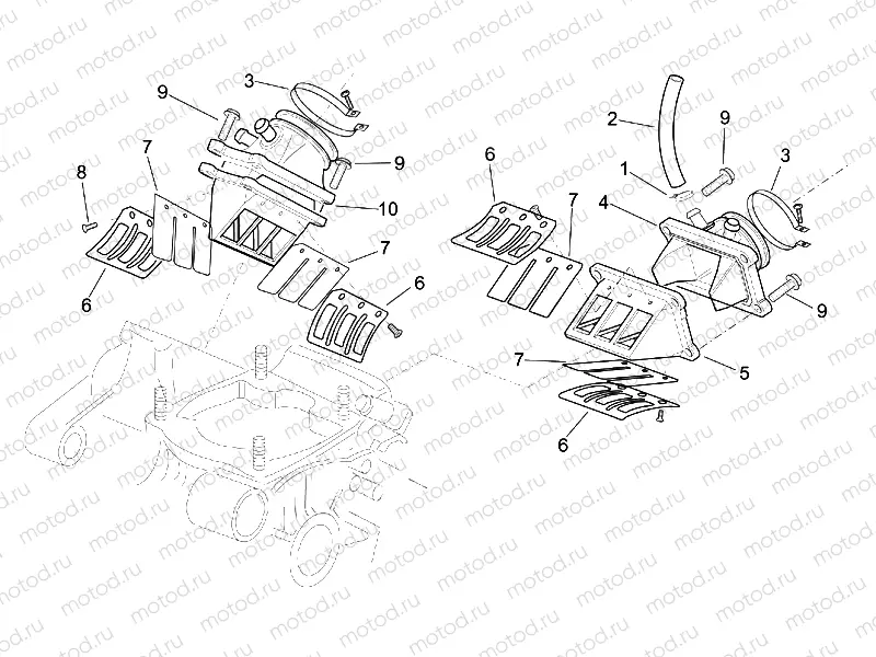 Carburettor flange