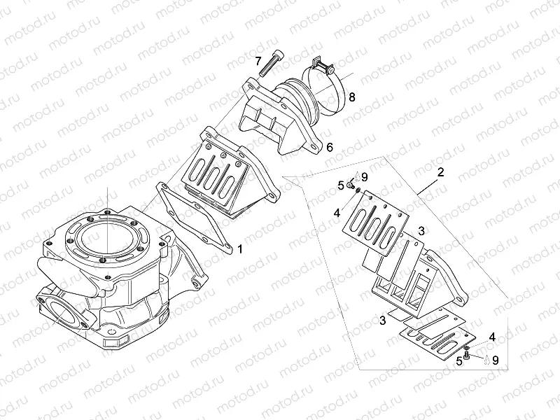 Carburettor flange