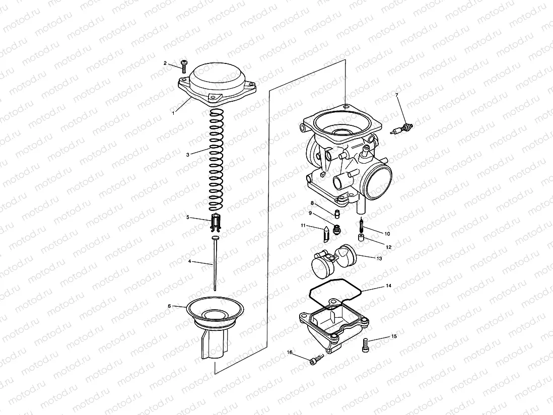 Carburettor Parts 3 Cyl (Carb Assy T1240660)