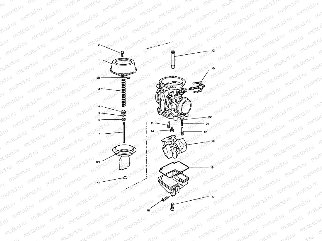 Carburettor Parts 4 Cyl (Carb Assy T1240360)