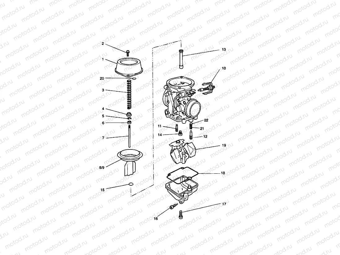 Carburettor Parts 4 Cyl (Carb assy T1240540)