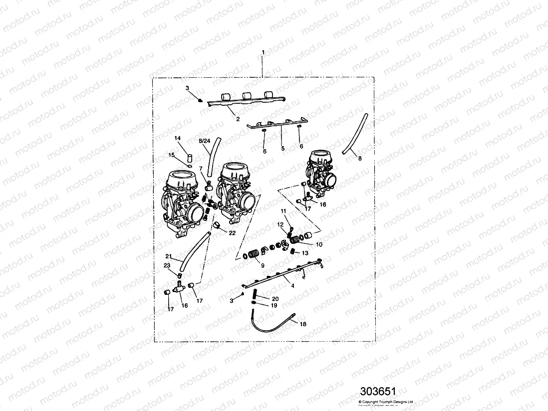 Carburettors  » ENG NO 62506