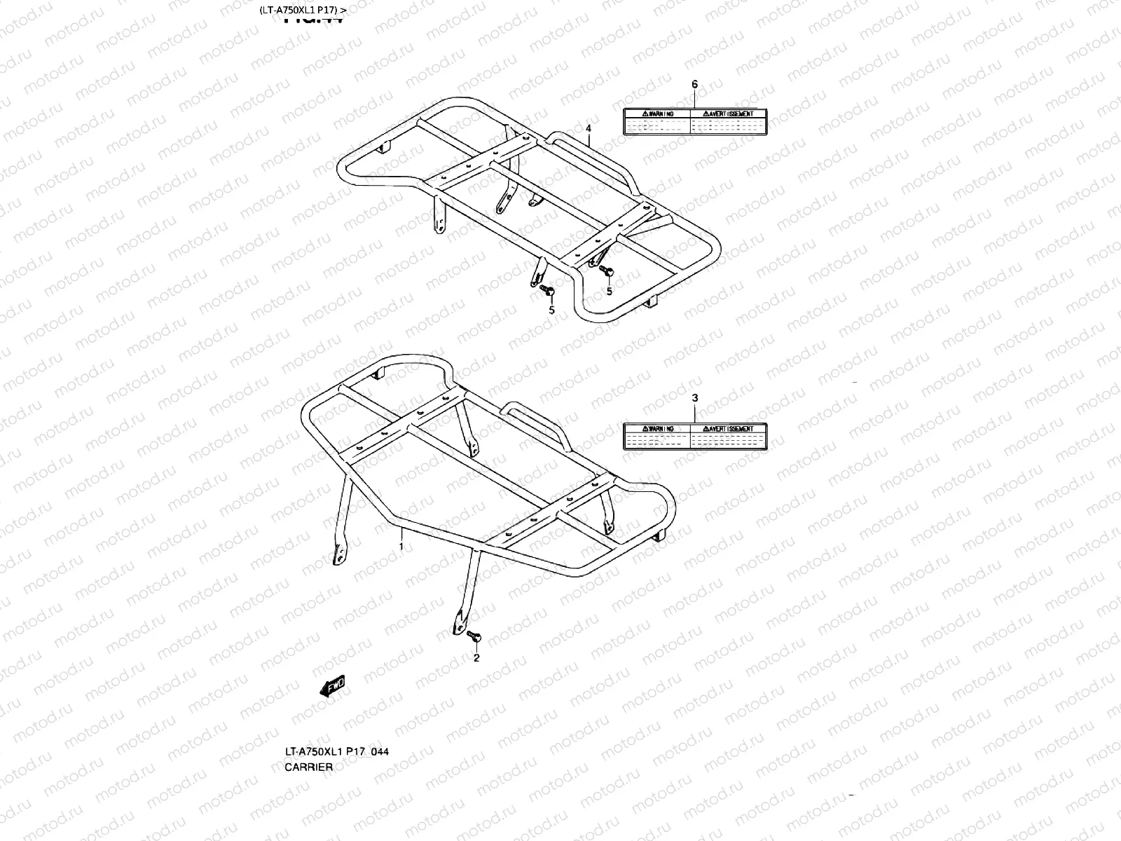 CARRIER (LT-A750XL1 P17)