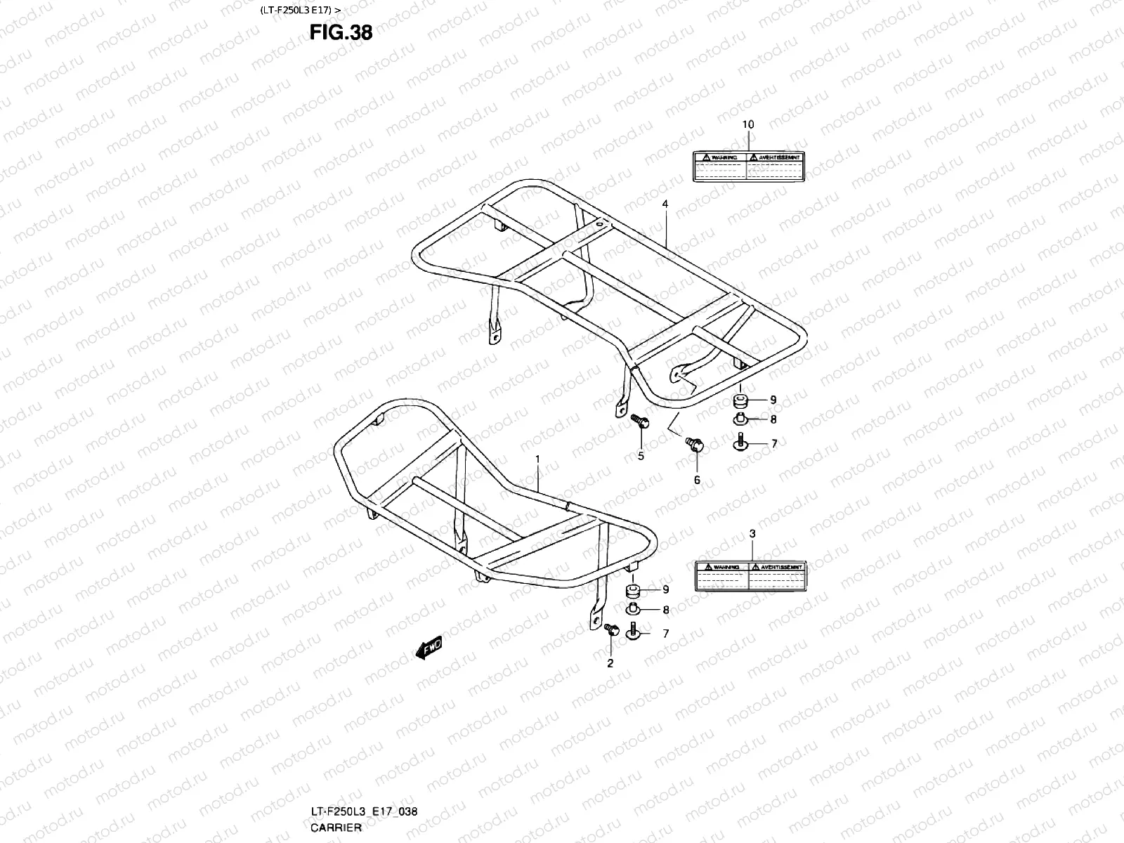 CARRIER (LT-F250L3 E17)