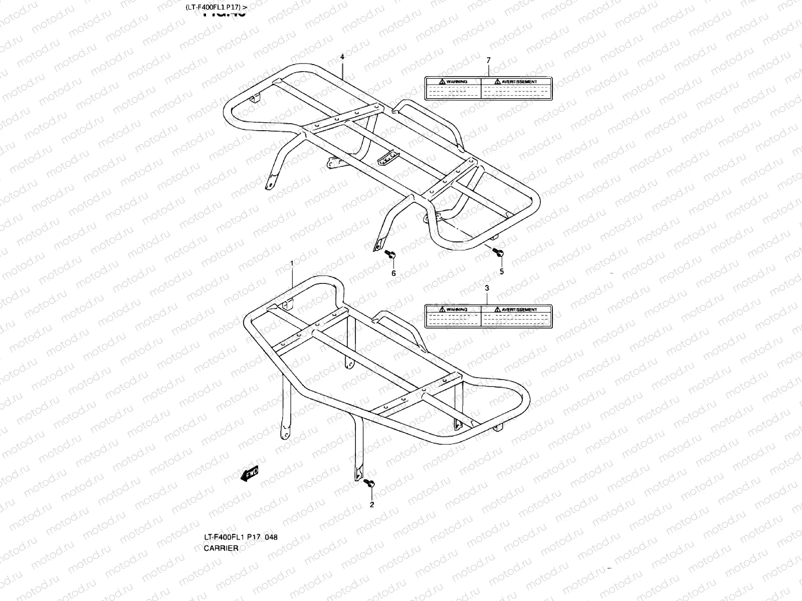 CARRIER (LT-F400FL1 P17)