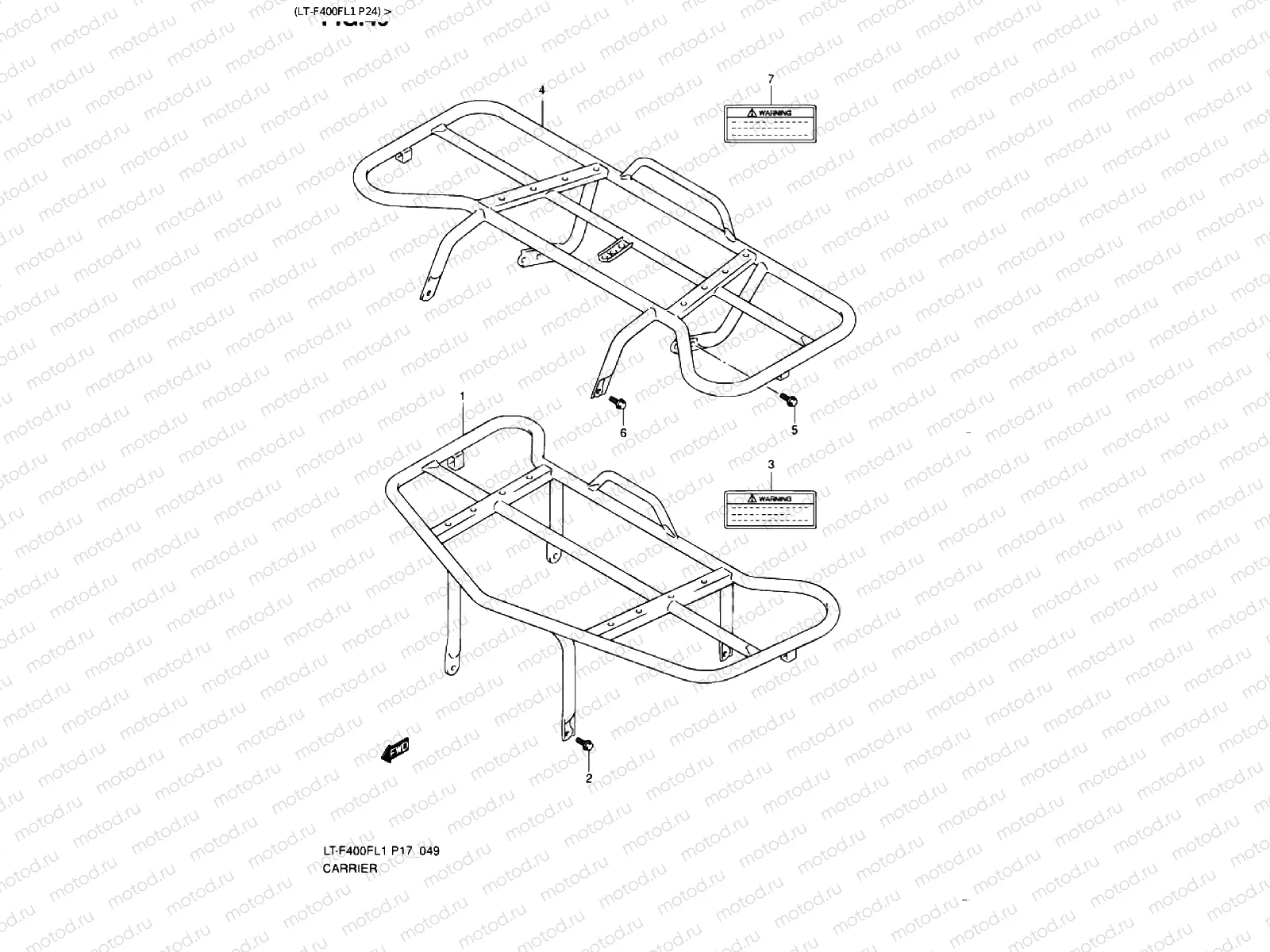 CARRIER (LT-F400FL1 P24)