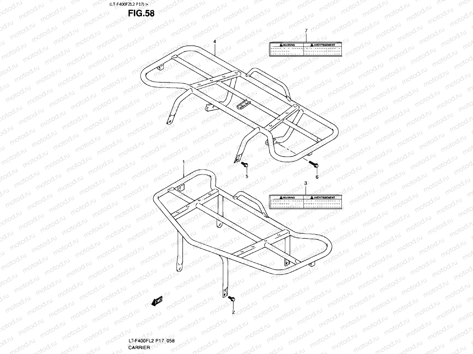 CARRIER (LT-F400FZL2 P17)
