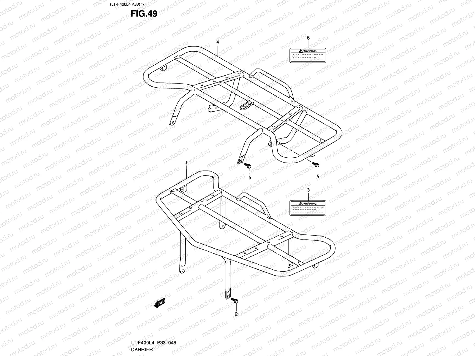 CARRIER (LT-F400L4 P33)