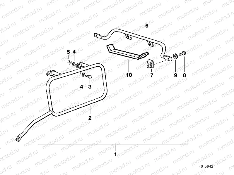 Case holder f low exhaust system
