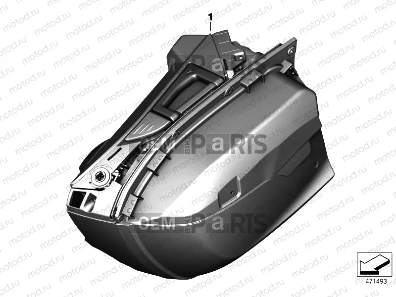 CASE WITHOUT PAINTED PARTS