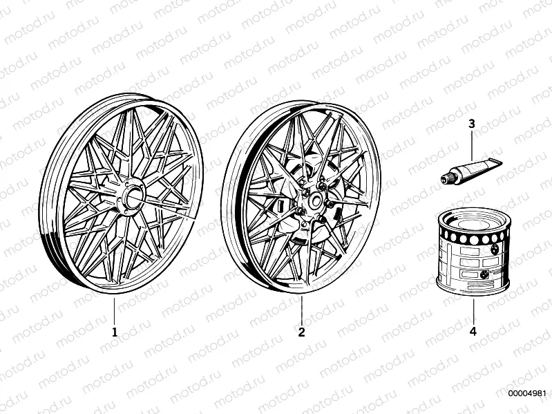 Cast iron rim silver