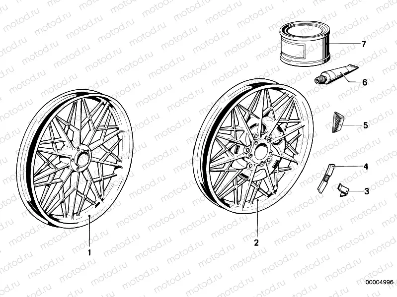 Cast iron rim silver