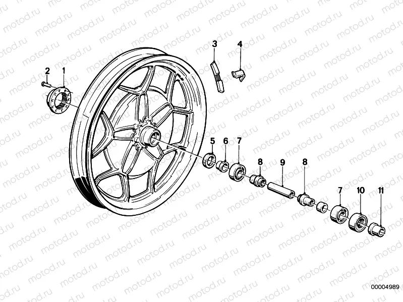 Cast rim-driving dog