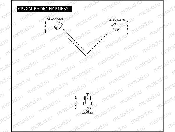 CB/XM RADIO HARNESS