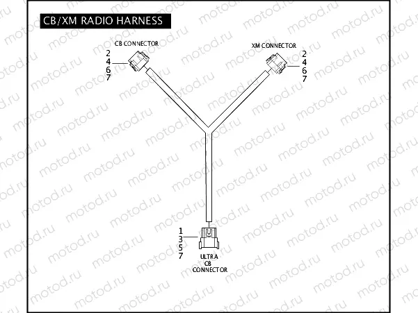 CB/XM RADIO HARNESS