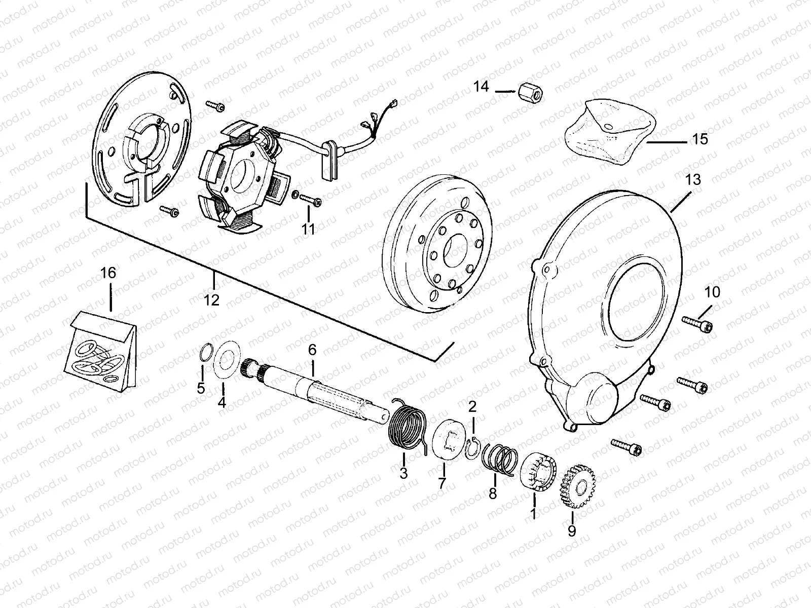 Cdi magneto assy