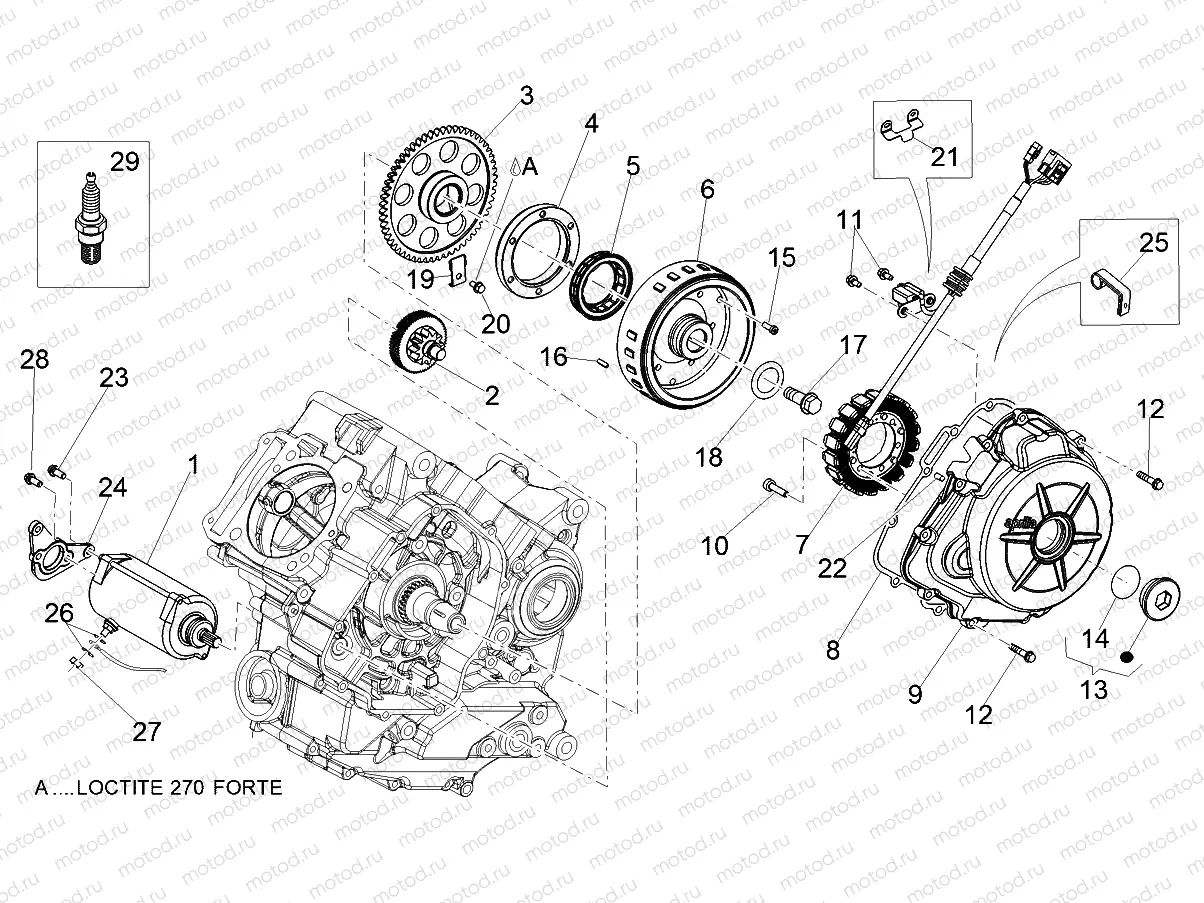 Cdi magneto assy / Ignition unit