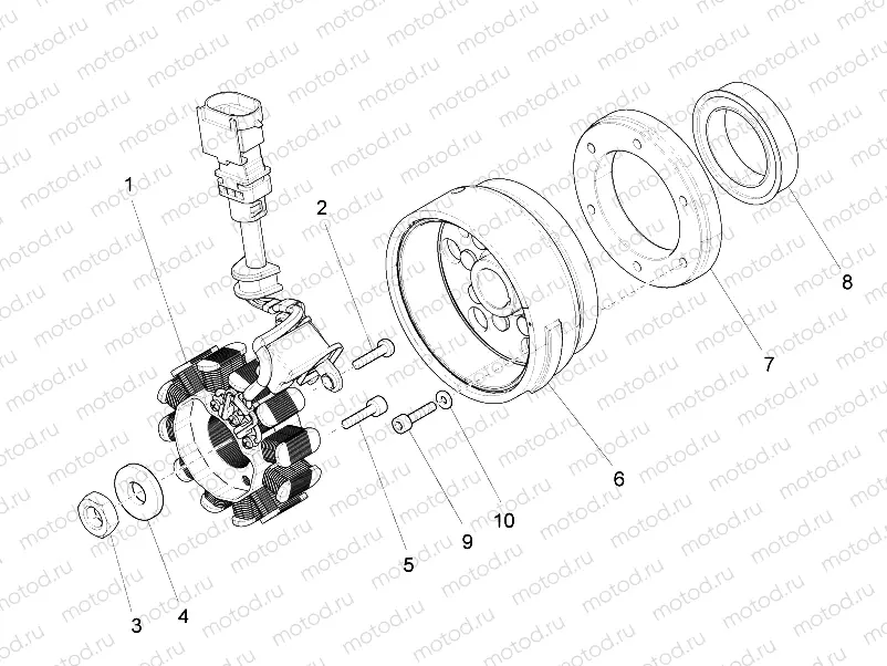 Cdi magneto assy / Ignition unit