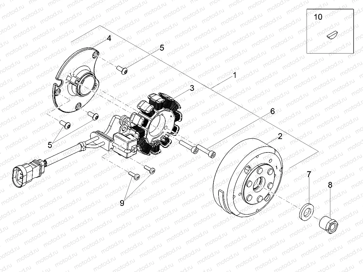 Cdi magneto assy / Ignition unit