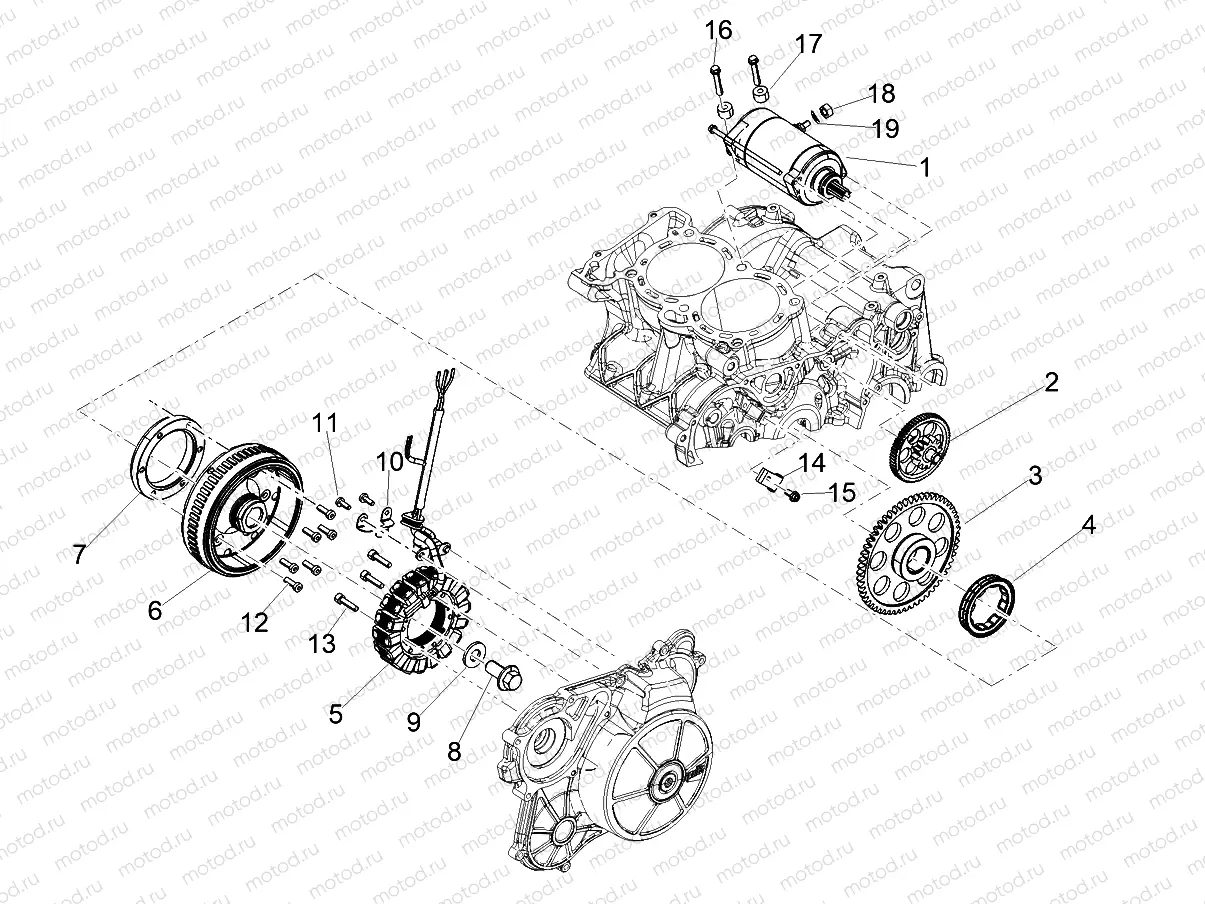 Cdi magneto assy / Ignition unit