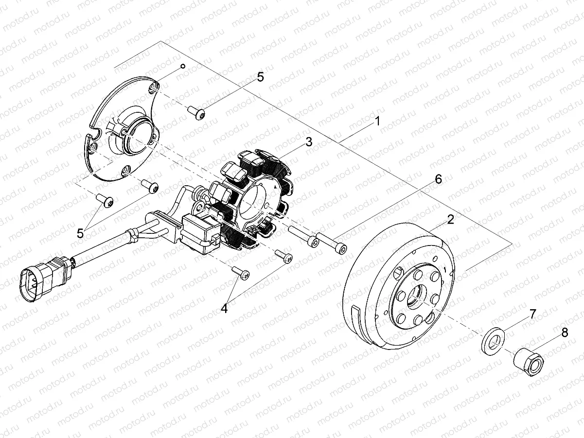 Cdi magneto assy / Ignition unit