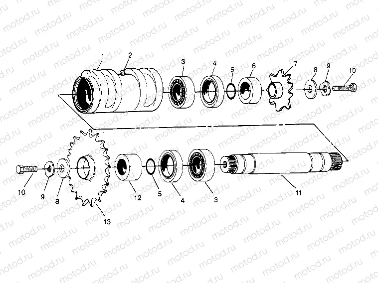 CENTER TIGHTENER ASSEMBLY 4x4 300 W958130 (4930183018B013) | CENTER TIGHTENER ASSEMBLY 4x4 300 W958130 (4930183018B013)