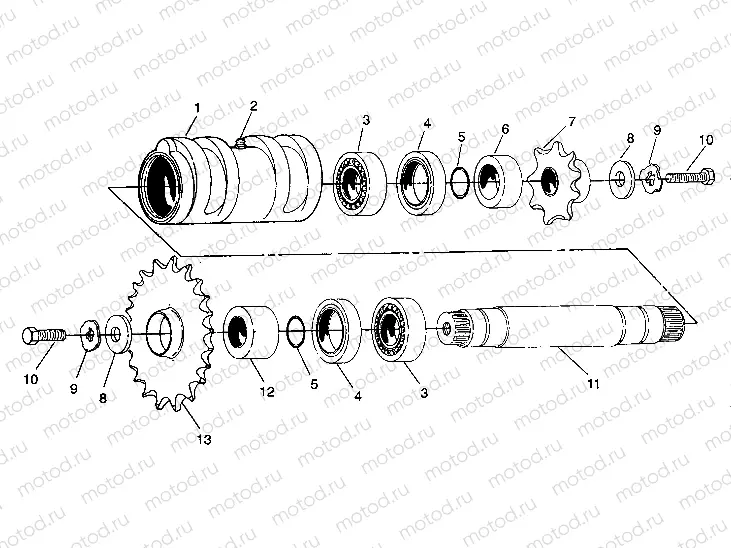 CENTER TIGHTENER ASSEMBLY 4X4 350L W938139 (4924052405022A) | CENTER TIGHTENER ASSEMBLY 4X4 350L W938139 (4924052405022A)