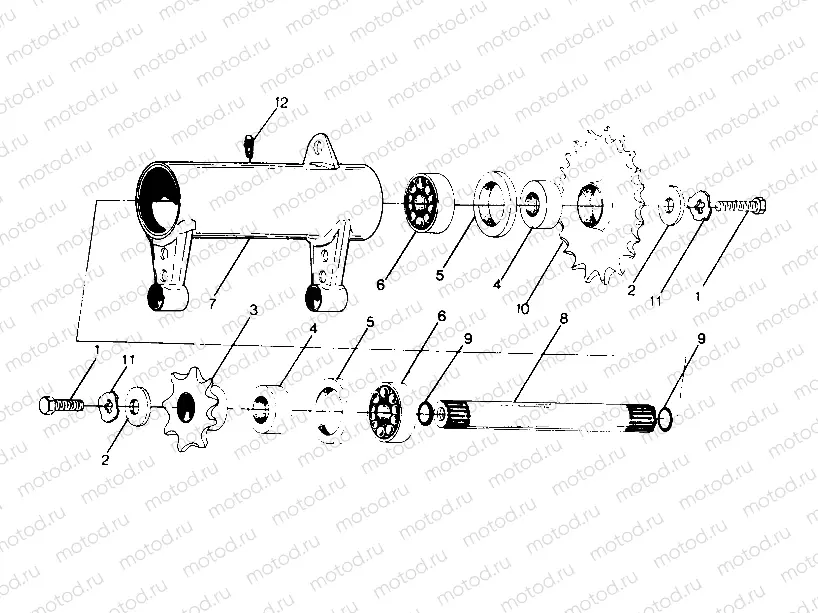 CENTER TIGHTENER ASSEMBLY-PN  1380001 (4914751475033A) | CENTER TIGHTENER ASSEMBLY-PN  1380001 (4914751475033A)